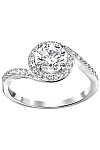 купить часы ATTRACT LIGHT:RING SWIRL CZWH/CRY/RHS 52 