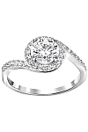 купить часы ATTRACT LIGHT:RING SWIRL CZWH/CRY/RHS 60 