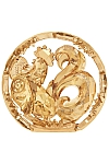 купить часы CHINESE ZODIAC - ROOSTER , GOLD TONE 