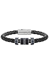 купить часы DIAGONAL:BRACELET LTHR JET/CRY BL L 